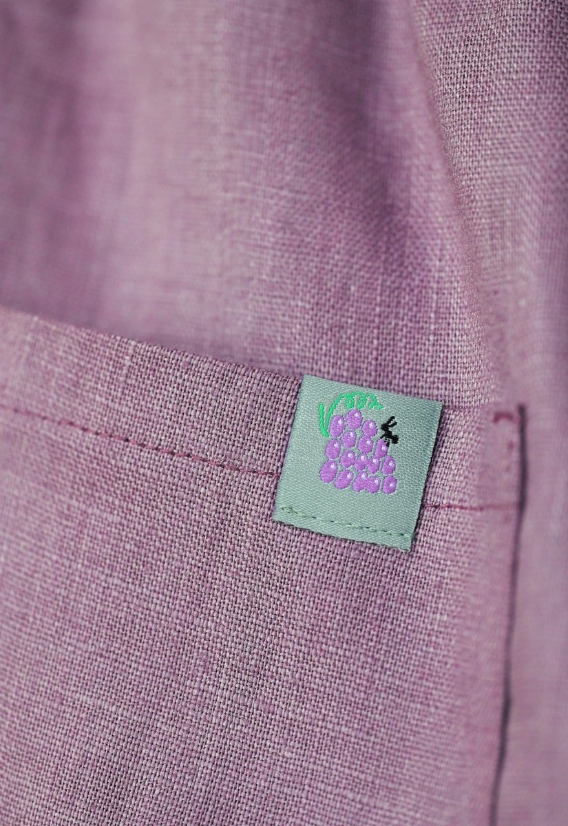 "Tutti Frutti" Linen Pant - Purple Grape